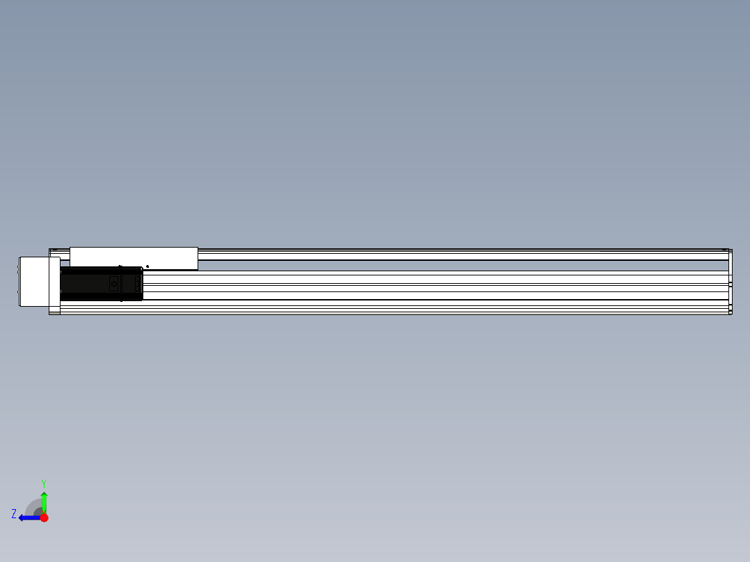 Toyo东佑达直线模组-ETH22-900-BL-400W+煞車右视图