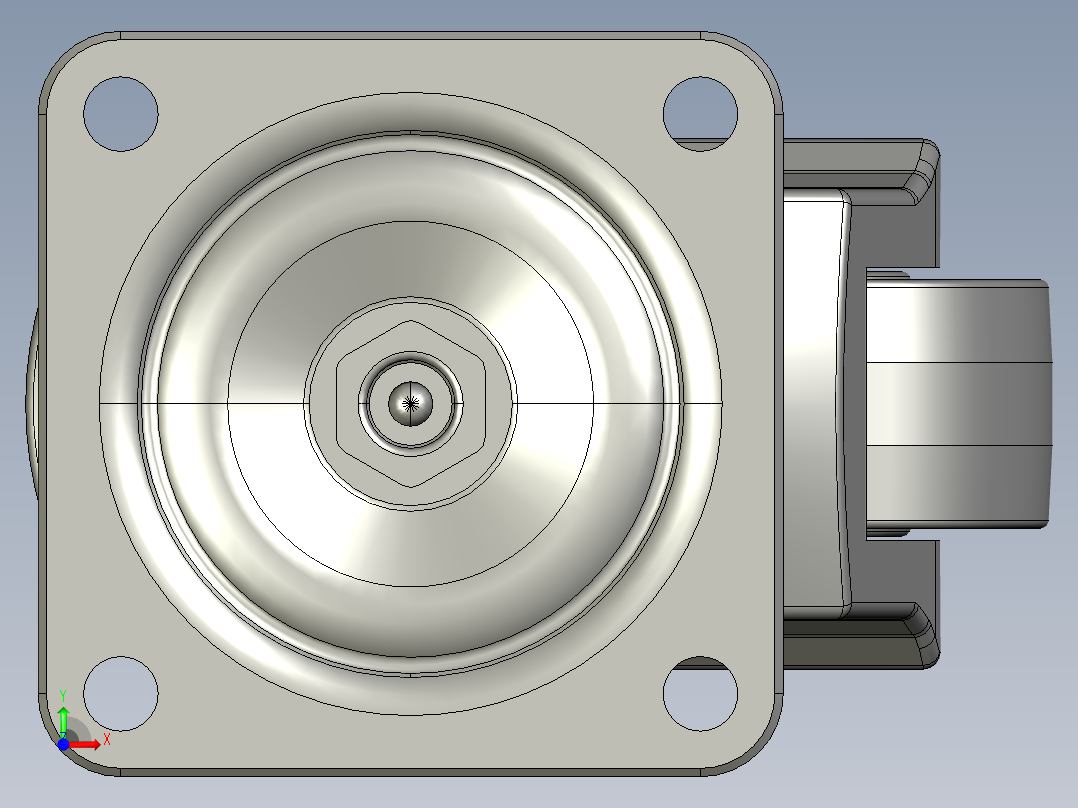 E部分 地面组件前视图