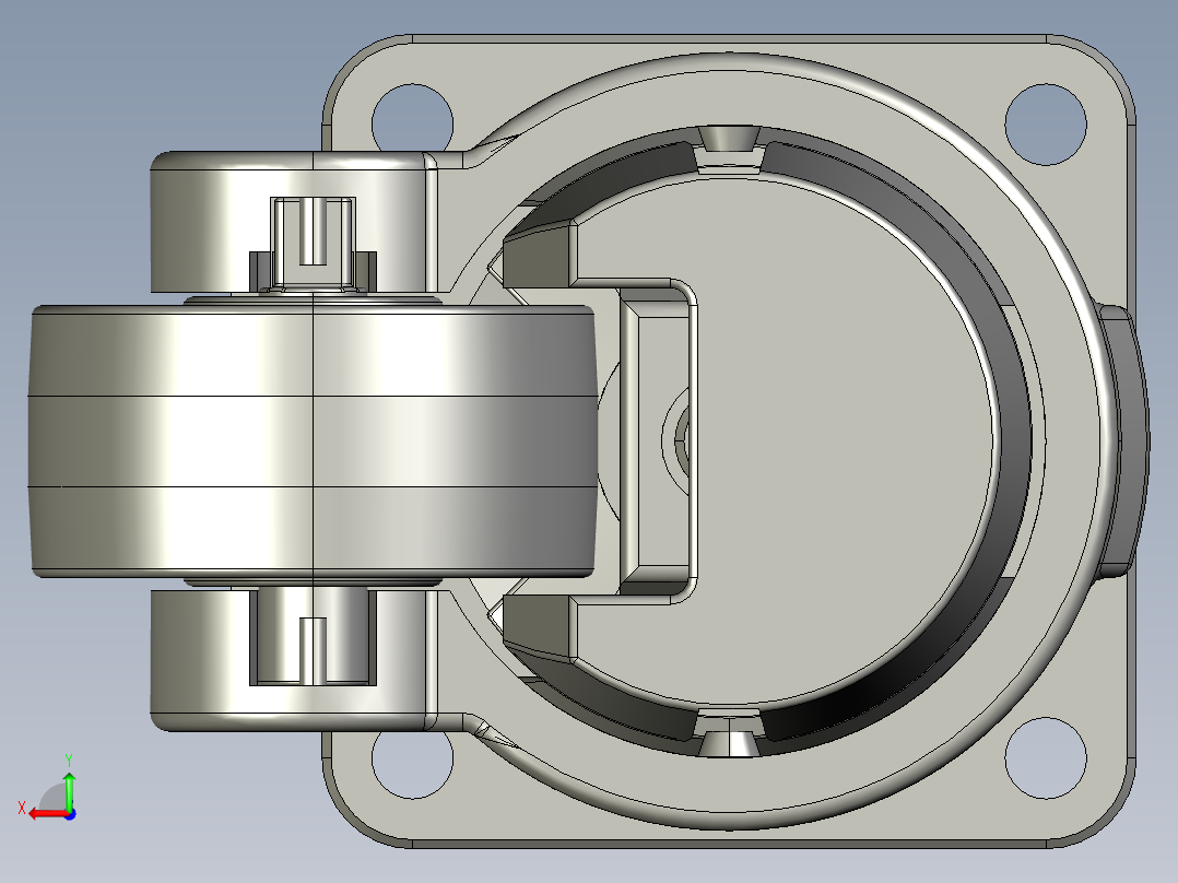 E部分 地面组件后视图