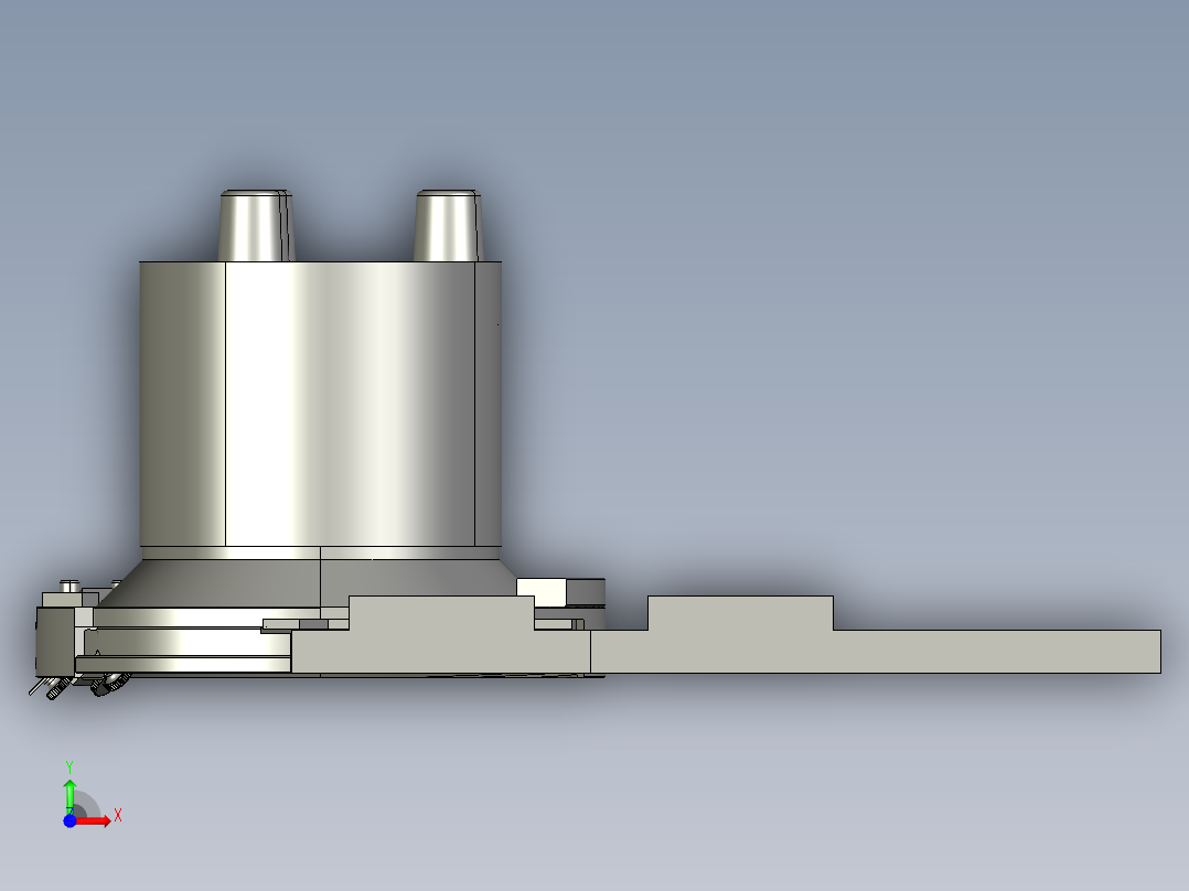 精密震动送料盘前视图