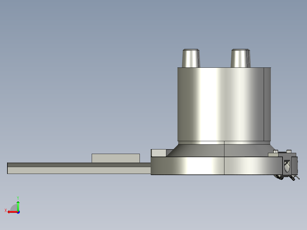 精密震动送料盘后视图