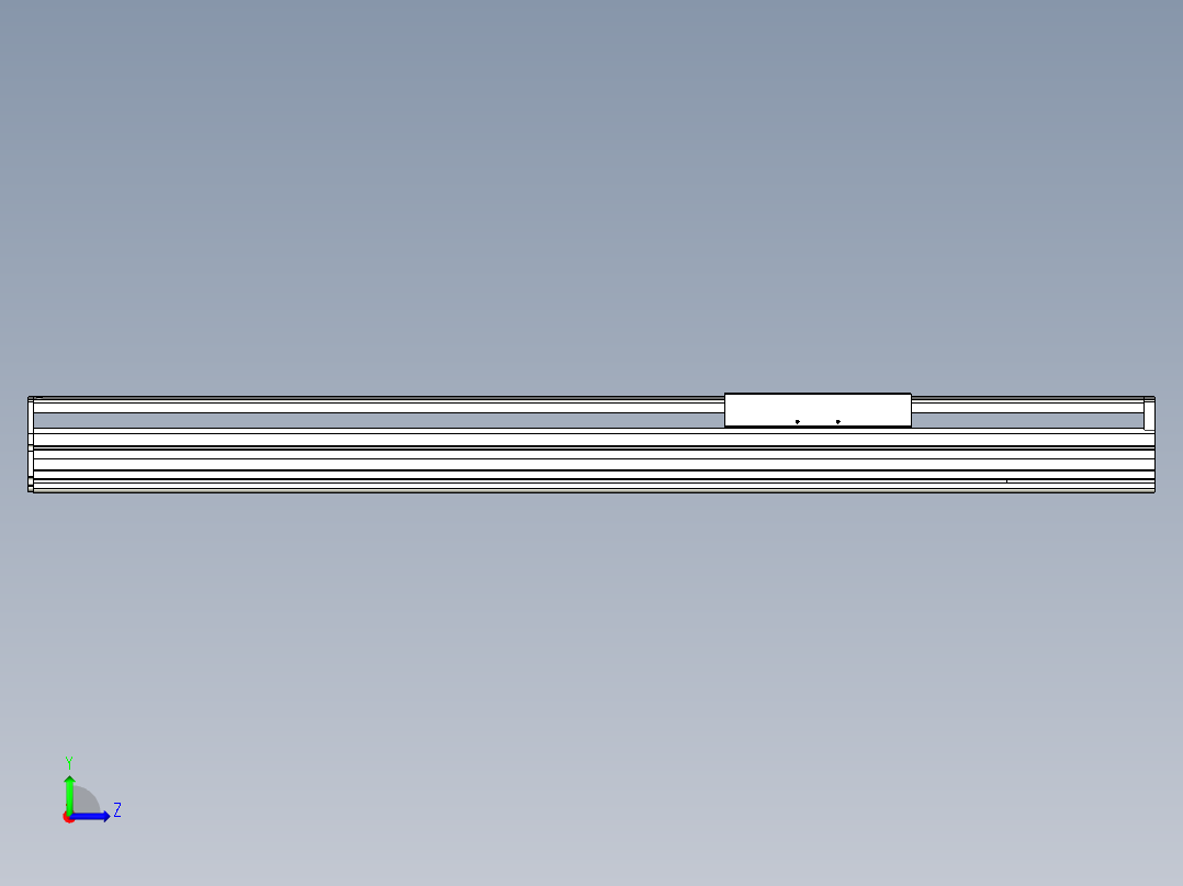 Toyo东佑达直线模组-ETH22-800-M-750W左视图