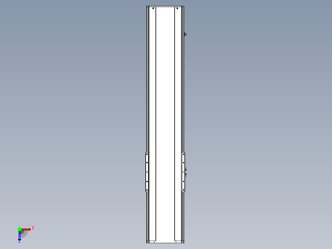 Toyo东佑达直线模组-ETH22-800-M-750W俯视图