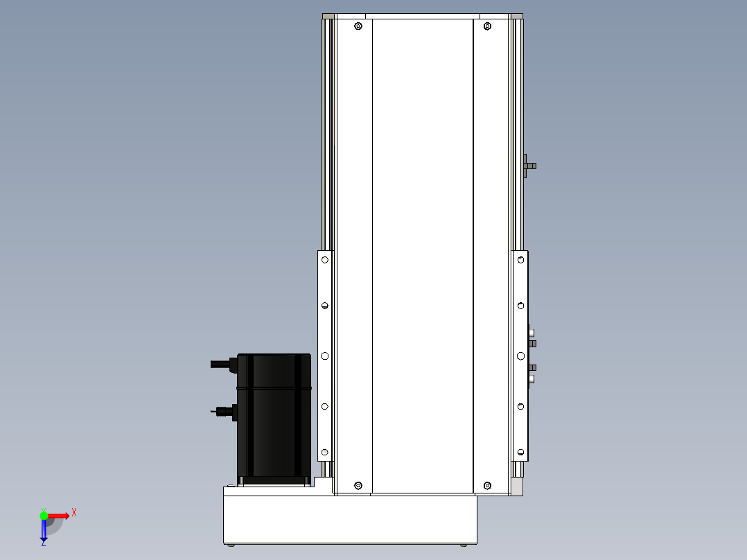 Toyo东佑达直线模组-ETH22-200-BR-750W俯视图