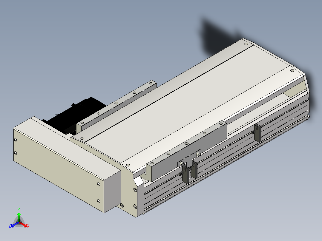 Toyo东佑达直线模组-ETH22-200-BR-750W正等轴测图