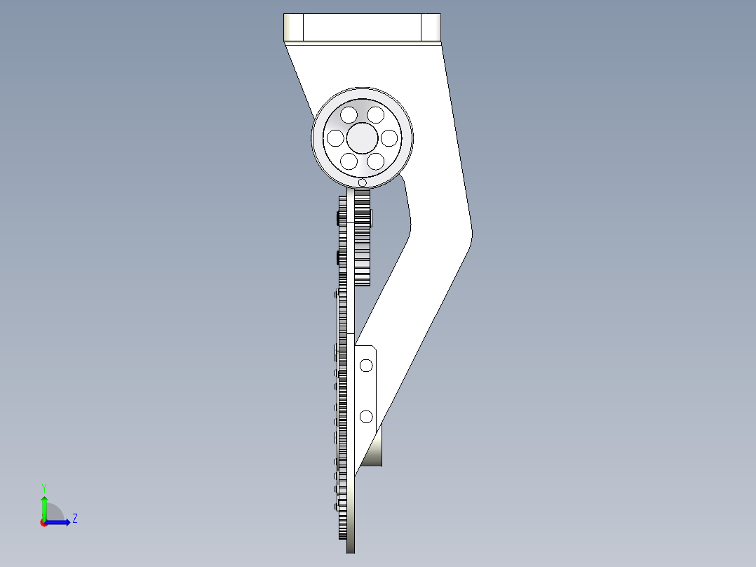 虹膜机构15左视图