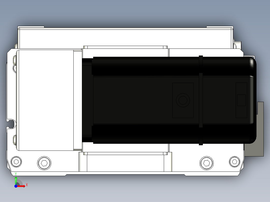 Toyo东佑达直线模组-ECB17-350-L前视图