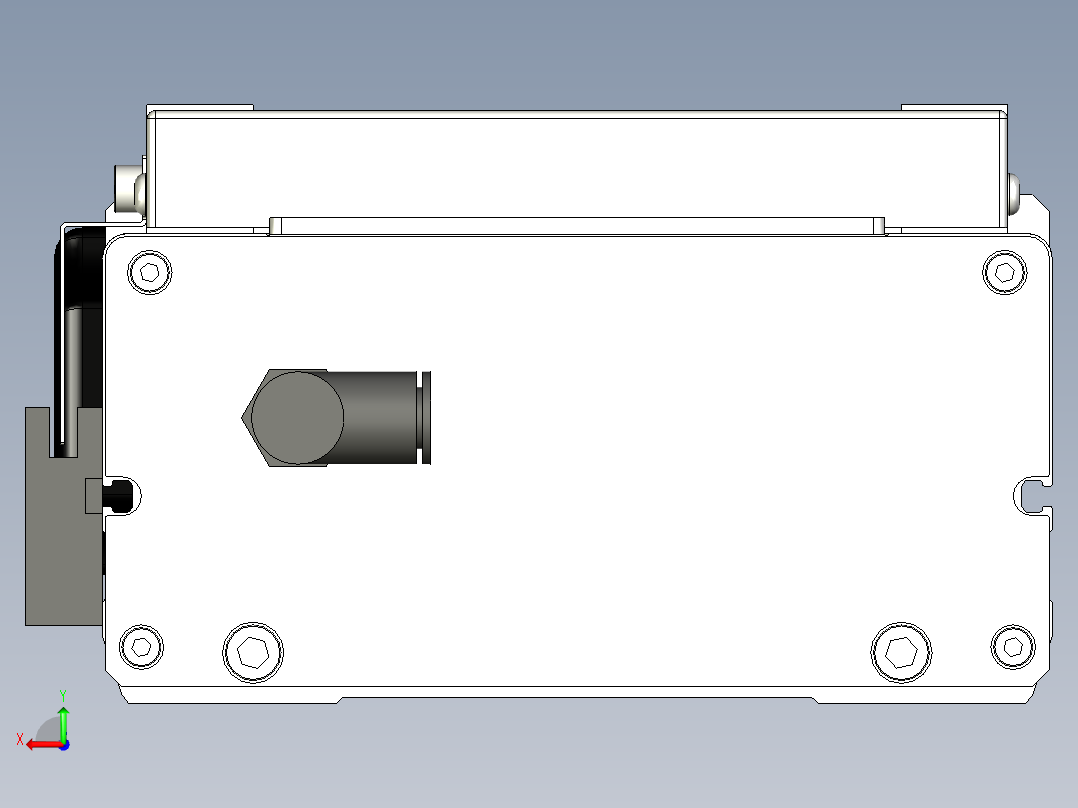 Toyo东佑达直线模组-ECB17-350-L后视图