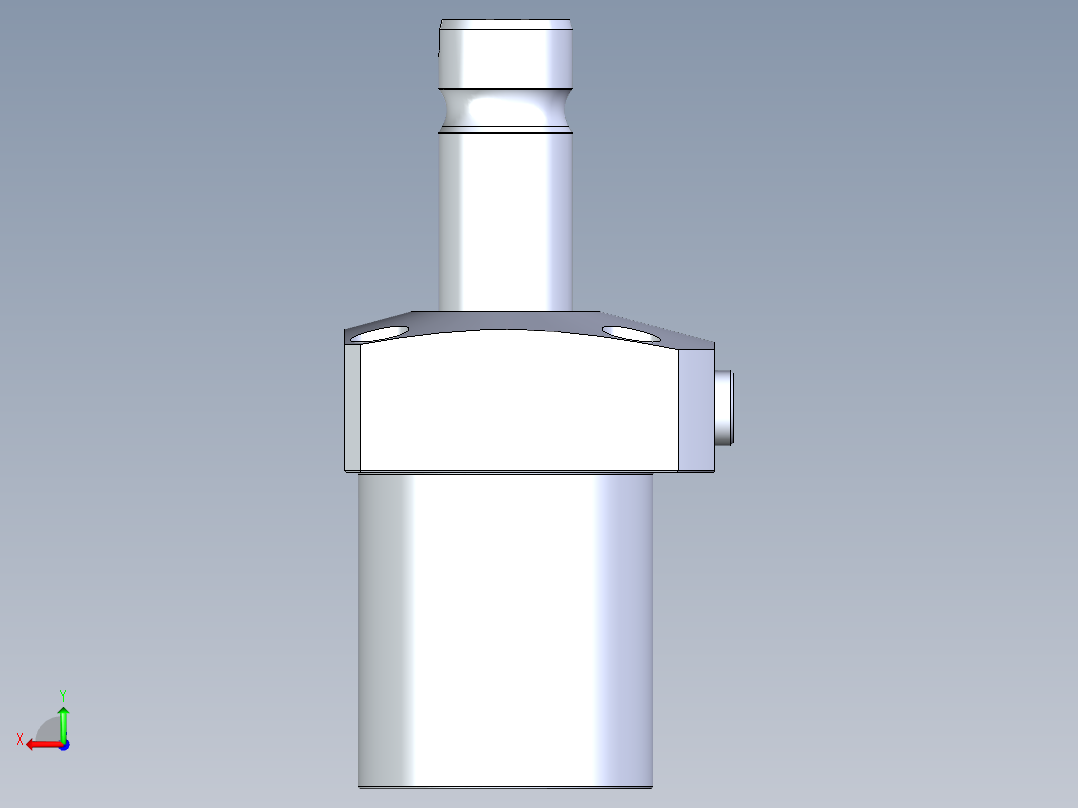 KOSMEKLHA0550-CL-F多系列多零件图纸模型后视图