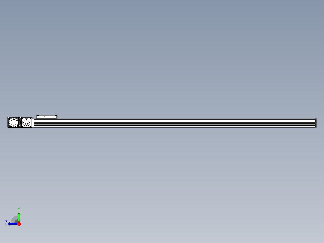 同步带全封闭直线模组TPA-HCB-105D-90-L1550-ML-C-P20-N3右视图