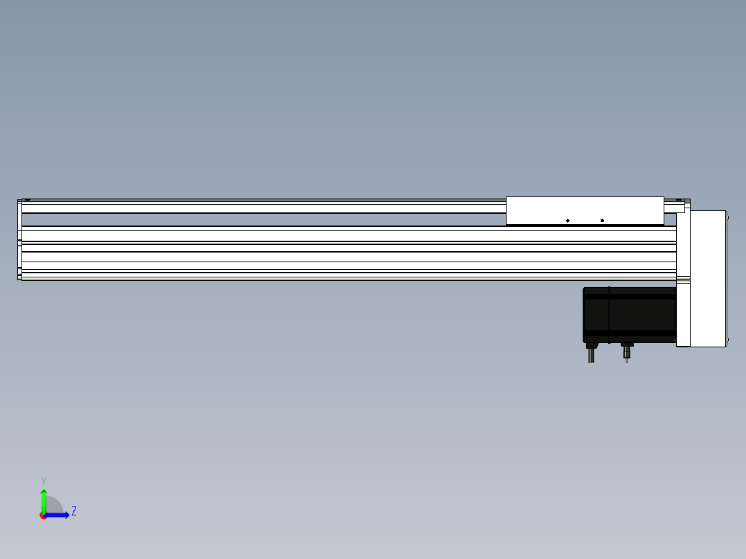 Toyo东佑达直线模组-ETH22-650-BM-750W左视图