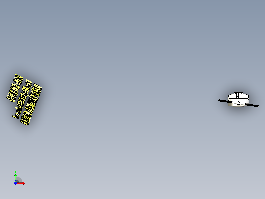 B1_三爪万能卡盘前视图