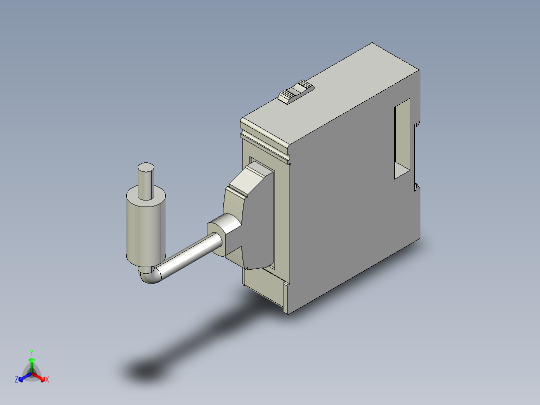 基恩士KV-EB1R_kc图纸模型正等轴测图