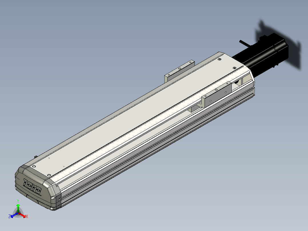 Toyo东佑达直线模组-ETH13-450-BC-400W+煞車主视图