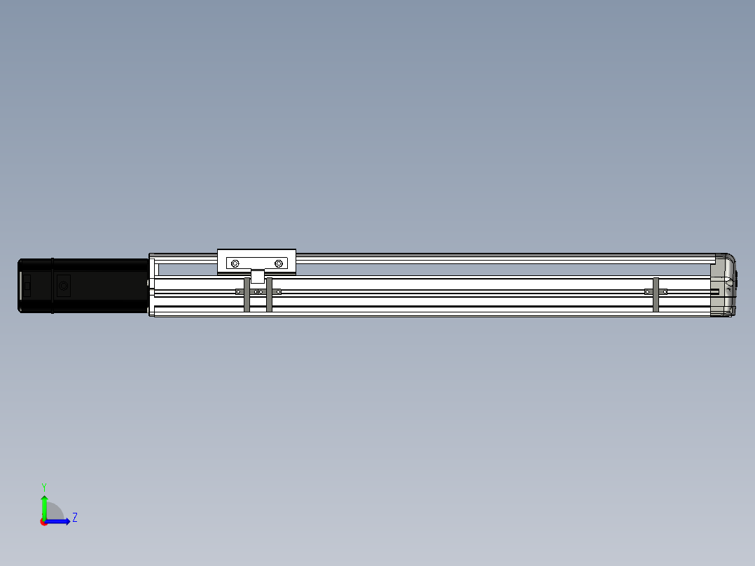 Toyo东佑达直线模组-ETH13-450-BC-400W+煞車左视图