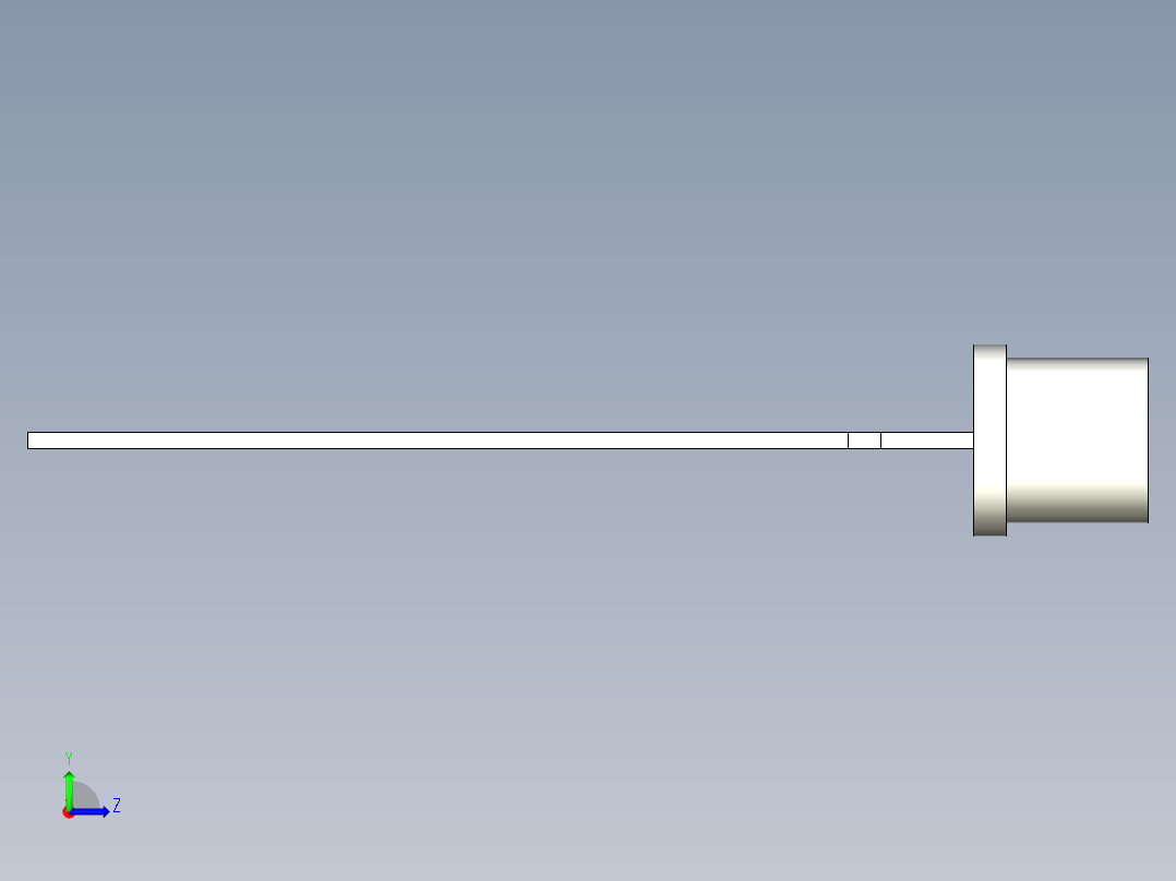 1光度检测传感器 NaPiCa 导线型左视图