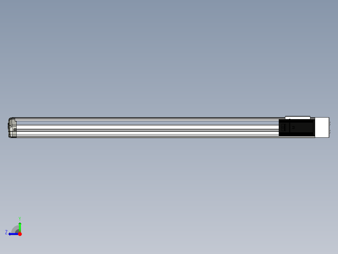Toyo东佑达直线模组-ETH13-950-BR-200W+煞車右视图
