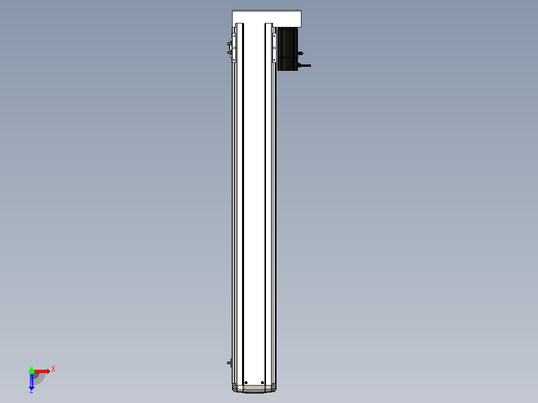 Toyo东佑达直线模组-ETH13-950-BR-200W+煞車俯视图