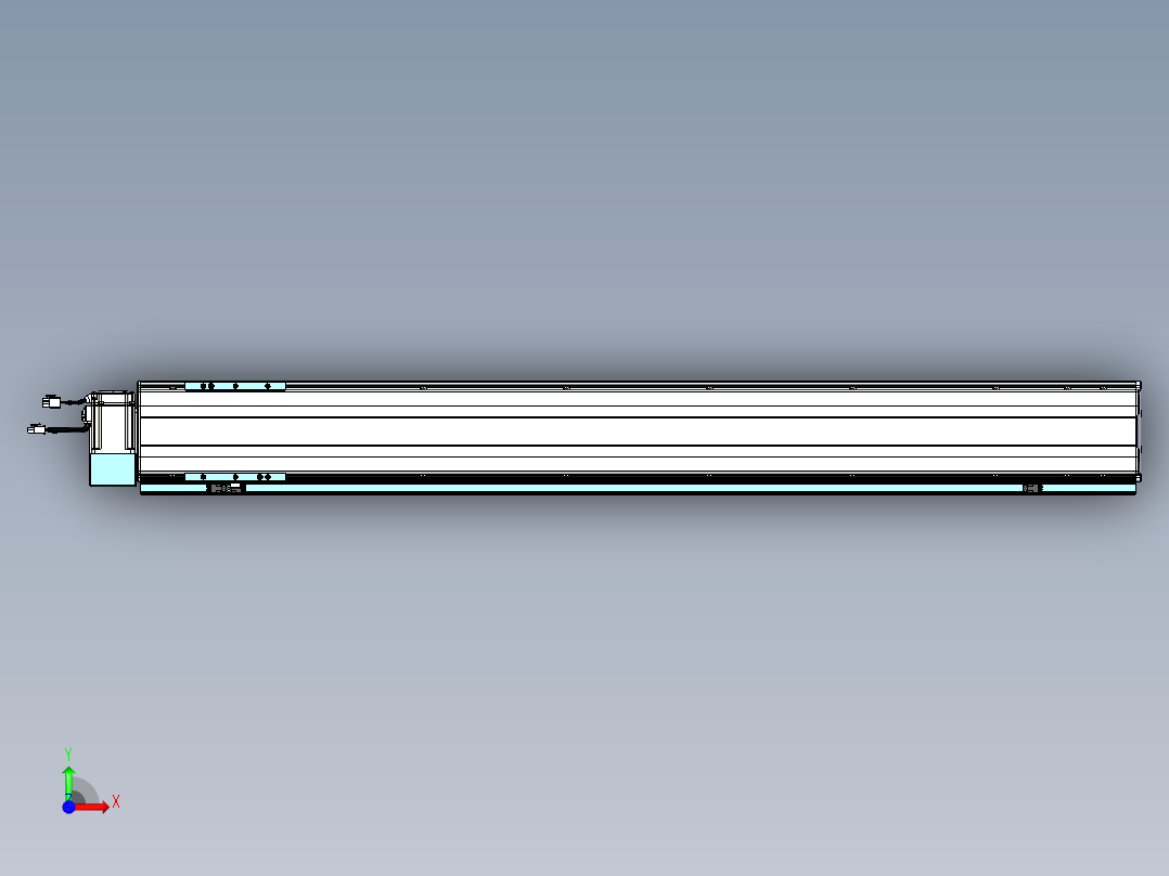 威洛博VBF同步带传动一般环境VBF14-L45-S1100-BLU-ZP40-C3前视图