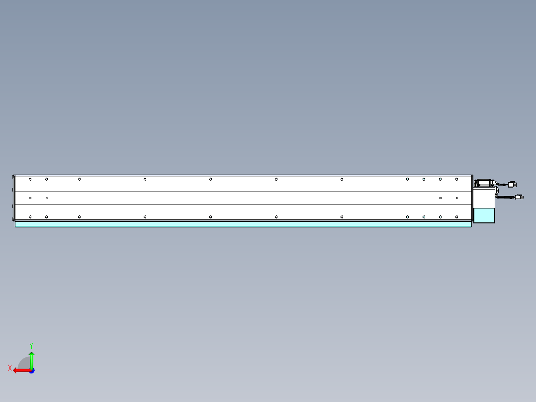 威洛博VBF同步带传动一般环境VBF14-L45-S1100-BLU-ZP40-C3后视图