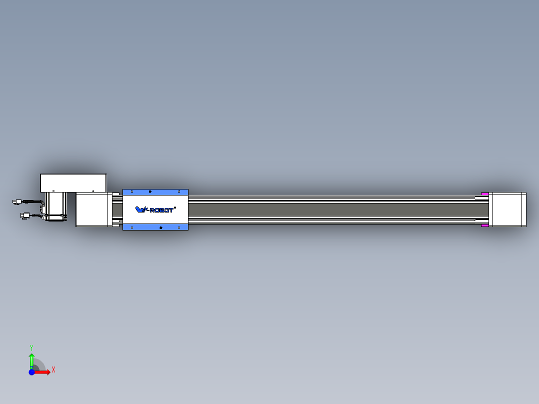 威洛博LB.GB同步带传动--欧规系列GB8-L96-S800-BR-P40前视图