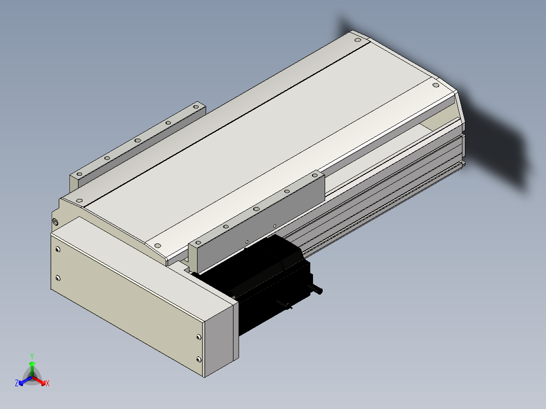 Toyo东佑达直线模组-ETH22-200-BL-750W主视图