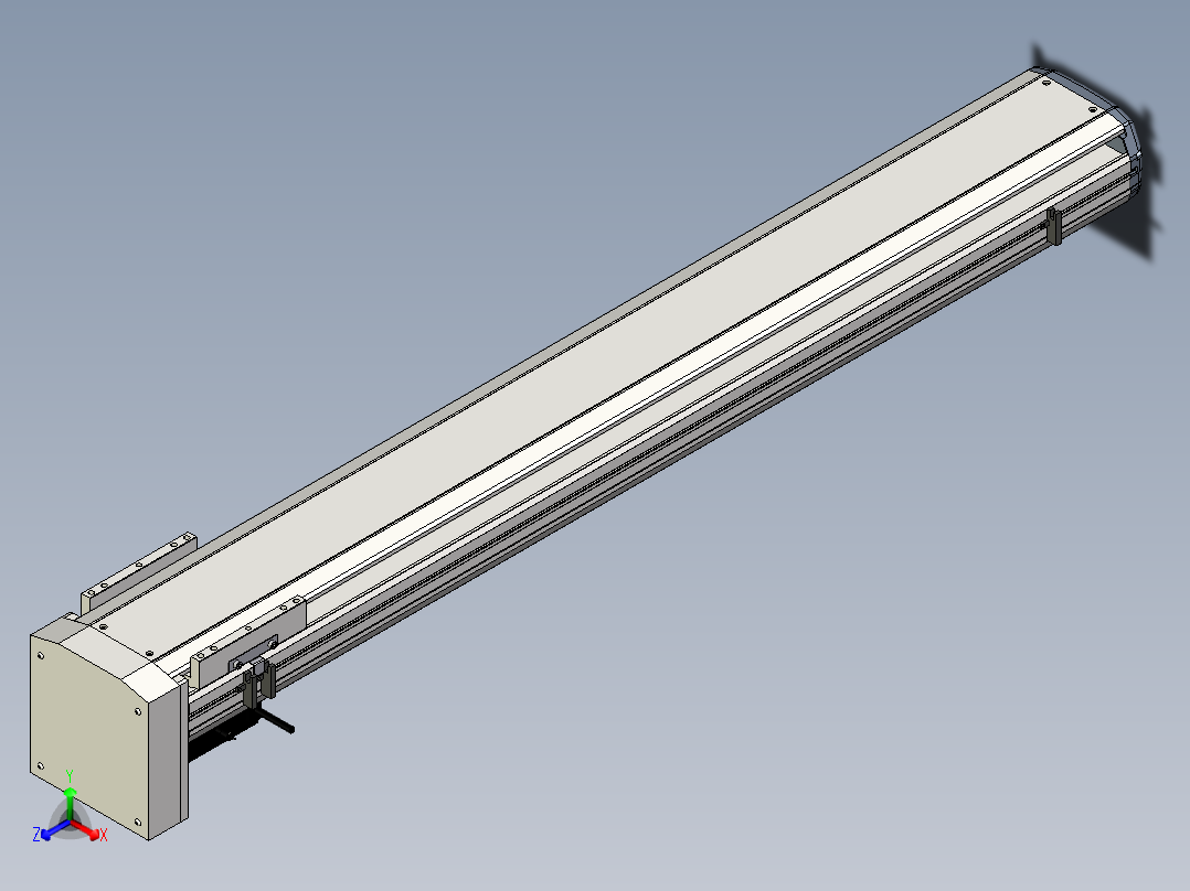 Toyo东佑达直线模组-ETH17-1150-BM-M75正等轴测图