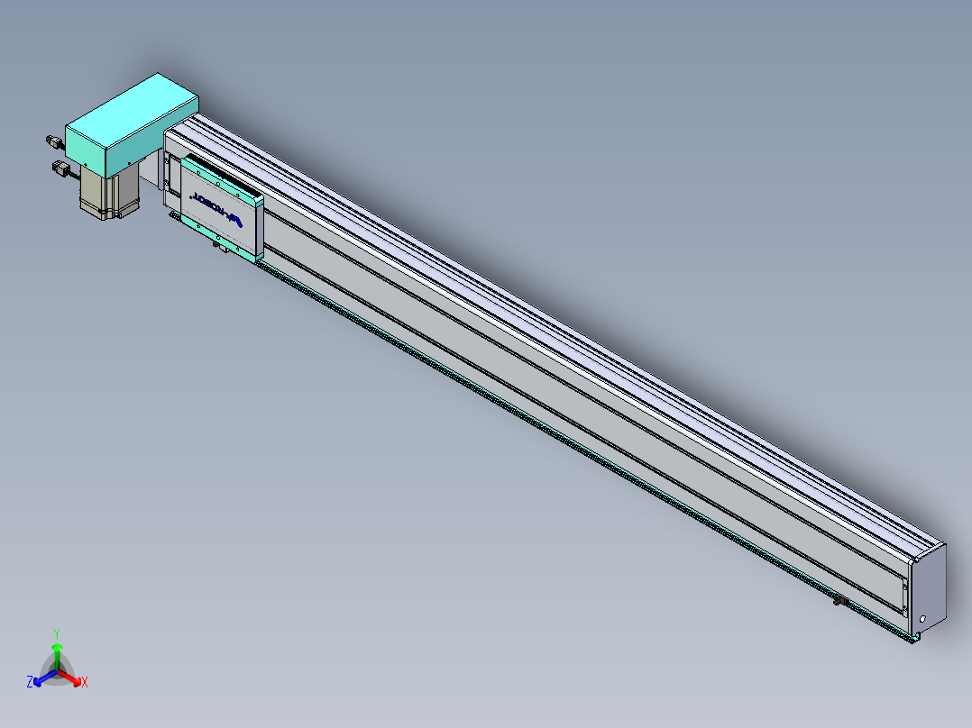 威洛博VBC同步带传动一无尘环境VBC14-L45-S1300-BRU-ZP75-C3主视图