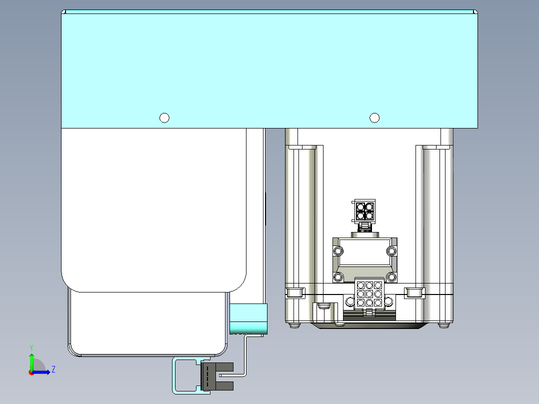 威洛博VBC同步带传动一无尘环境VBC14-L45-S1300-BRU-ZP75-C3左视图