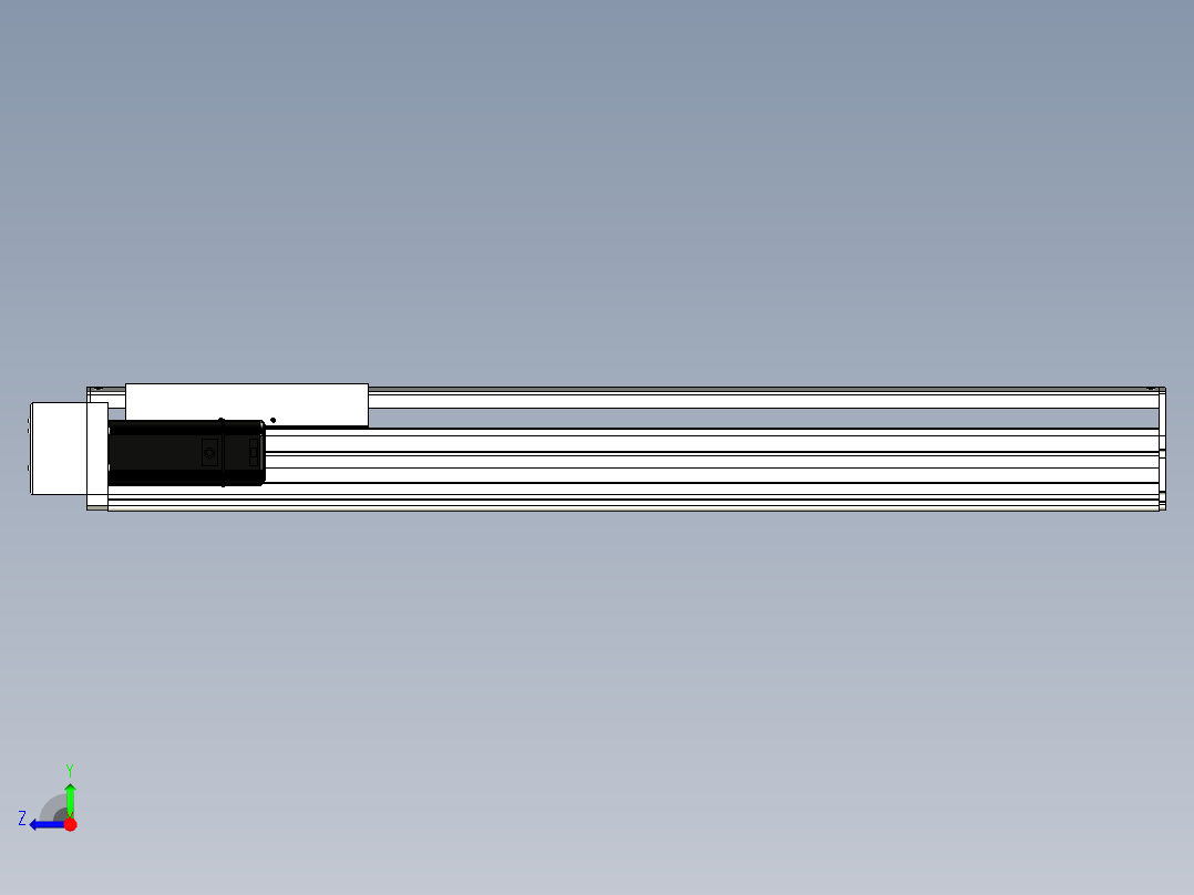 Toyo东佑达直线模组-ETH22-700-BL-400W+煞車右视图