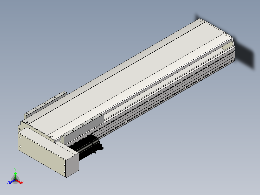 Toyo东佑达直线模组-ETH22-700-BL-400W+煞車正等轴测图