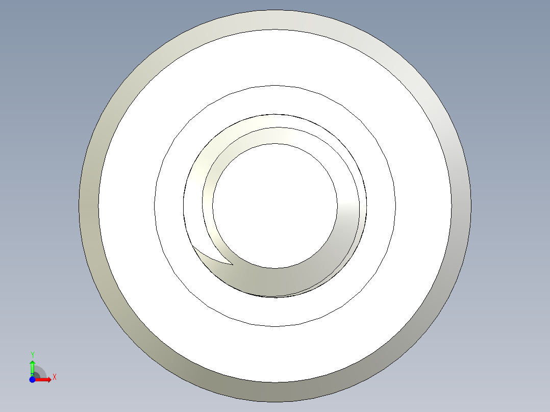 超薄型内六角螺钉-Ultra Low Profile Socket Head Screws 10-32 Thread Size in Long.x_t前视图