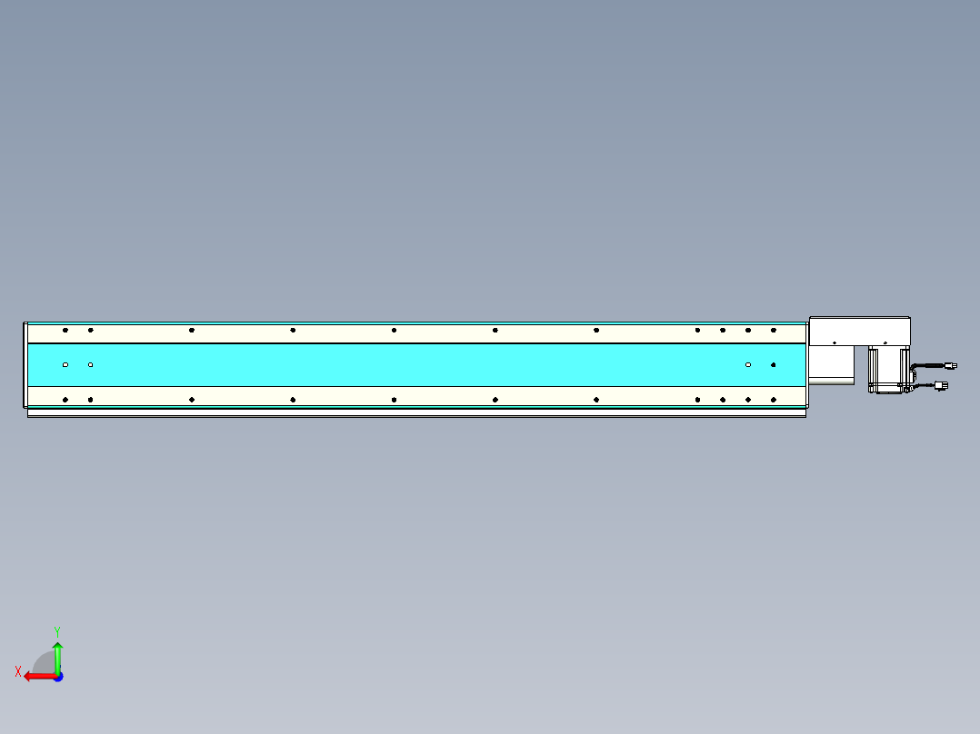 威洛博VBC同步带传动一无尘环境VBC17-L45-S1250-BR-ZP75-C3后视图