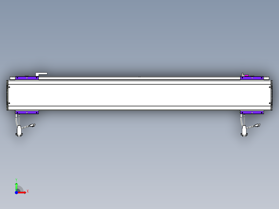 威洛博VL系列直线电机模组-2VL14S1-S900前视图