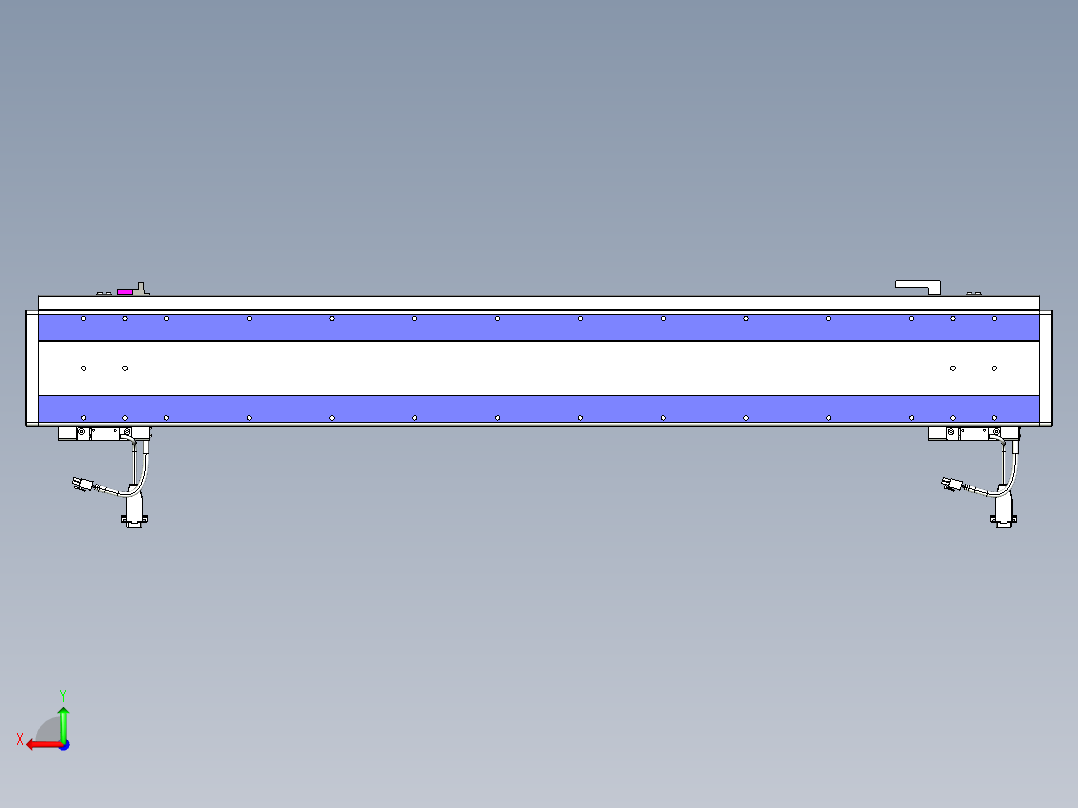 威洛博VL系列直线电机模组-2VL14S1-S900后视图