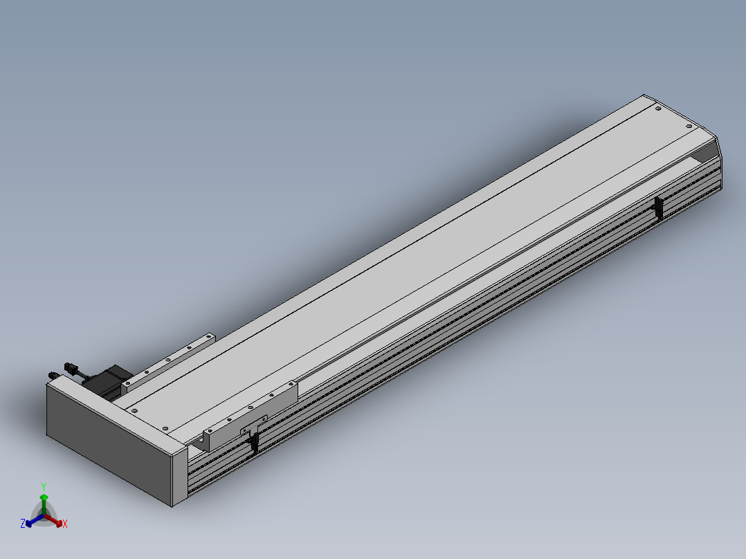 精密模组MY220-T10-1050L-BR-P75B-C4-C正等轴测图