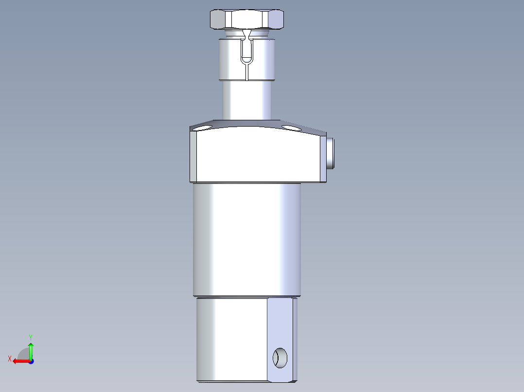 KOSMEKLHA0480-CLN多系列多零件图纸模型后视图