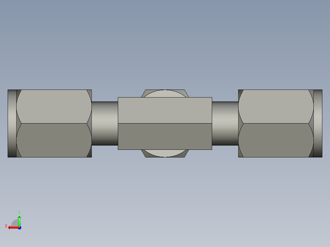 卡套式工业通用硬管接头4_s5bu-s后视图