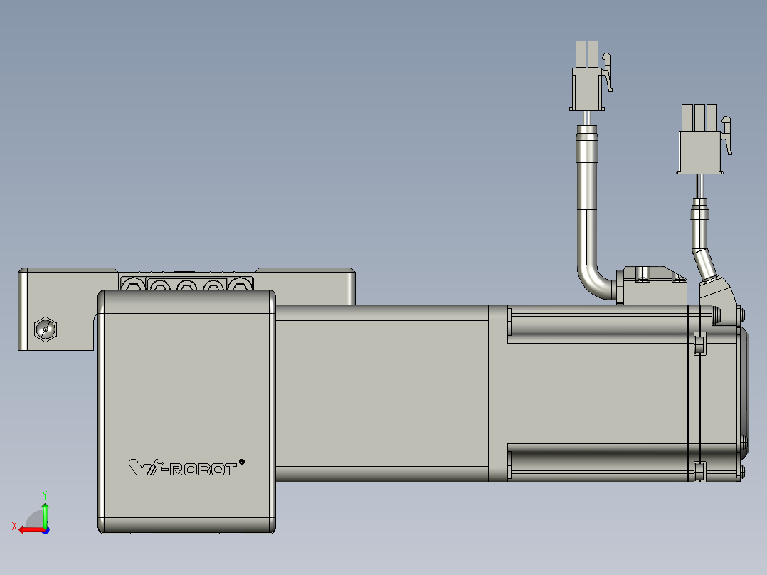威洛博直线电机模组EB6-L140-S1200-L-P40-MS3后视图