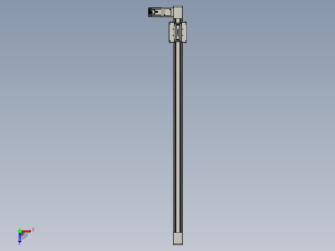 威洛博直线电机模组EB6-L140-S1200-L-P40-MS3俯视图