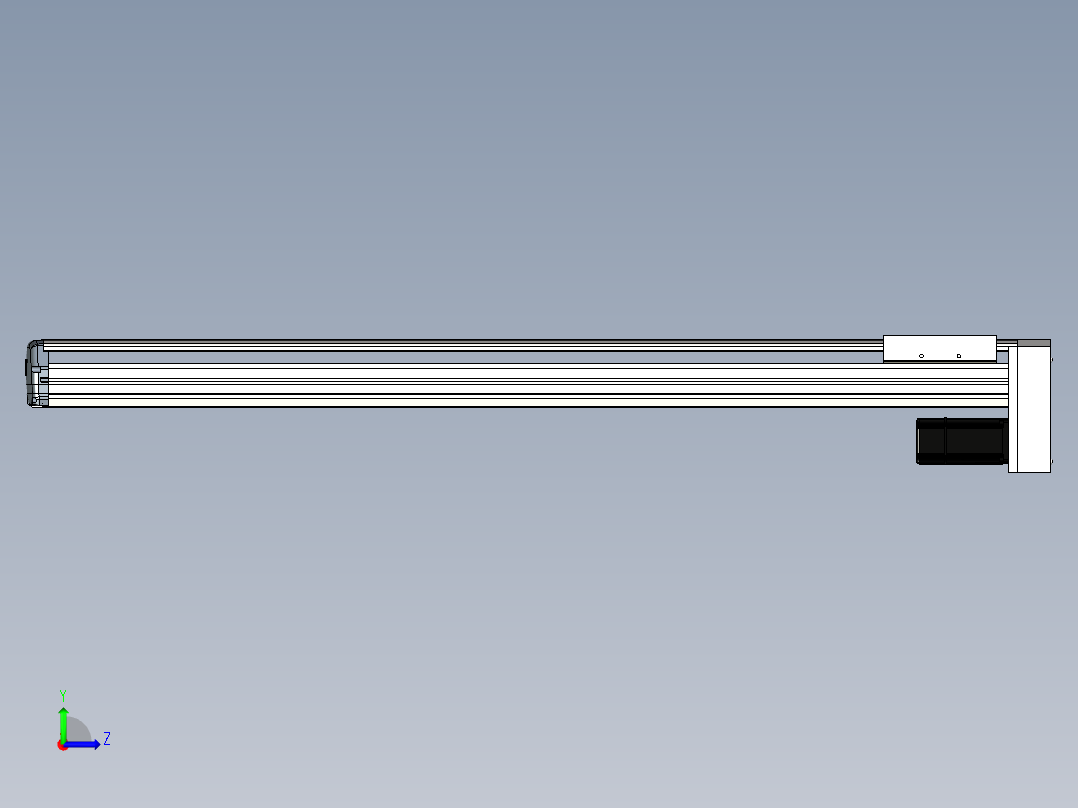 Toyo东佑达直线模组-ETH17-1100-BM-M40左视图