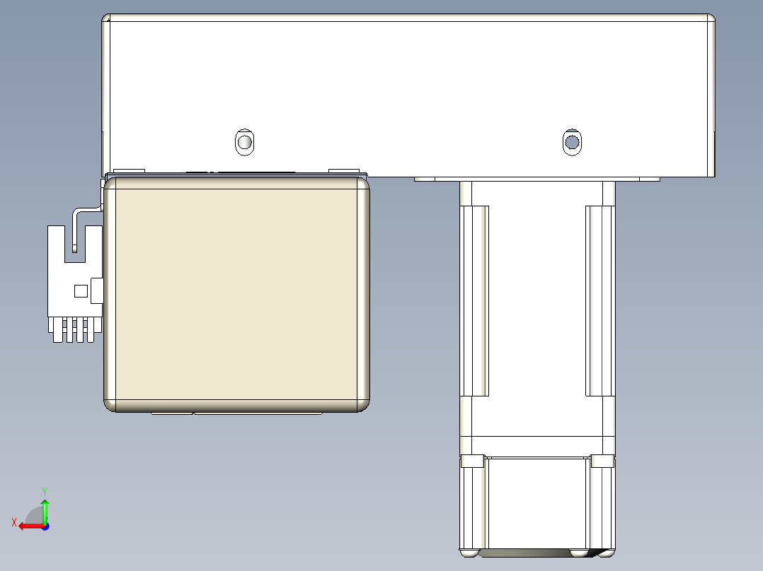 同步带全封闭直线模组TPA-HCB-65S-90-L600-ML-Y-P10-N3后视图