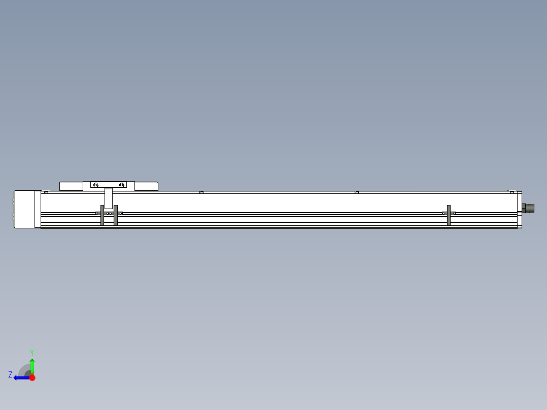 Toyo东佑达直线模组-ECH14-650-BR-200W+煞車右视图
