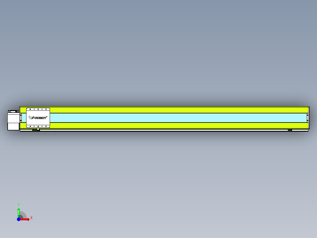 威洛博VBC同步带传动一无尘环境VBC17-L45-S1900-BLD-ZP75-C3前视图