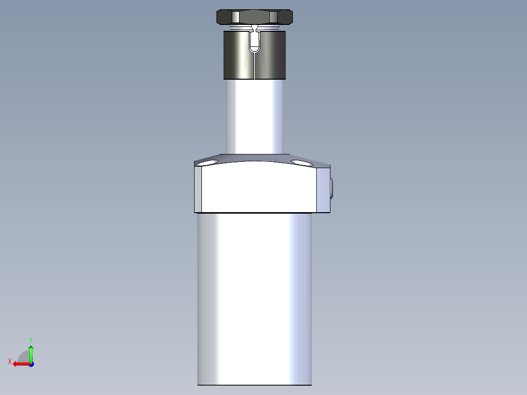 KOSMEKLHA0900-GL-Q40_R01多系列多零件图纸模型后视图