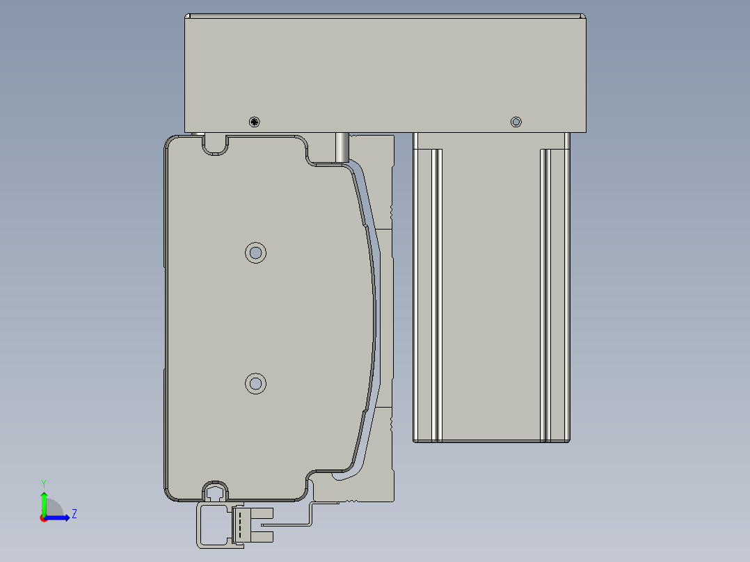 威洛博双电机滑台-VBF14S2-L50-S1900-BU-P40-C6左视图
