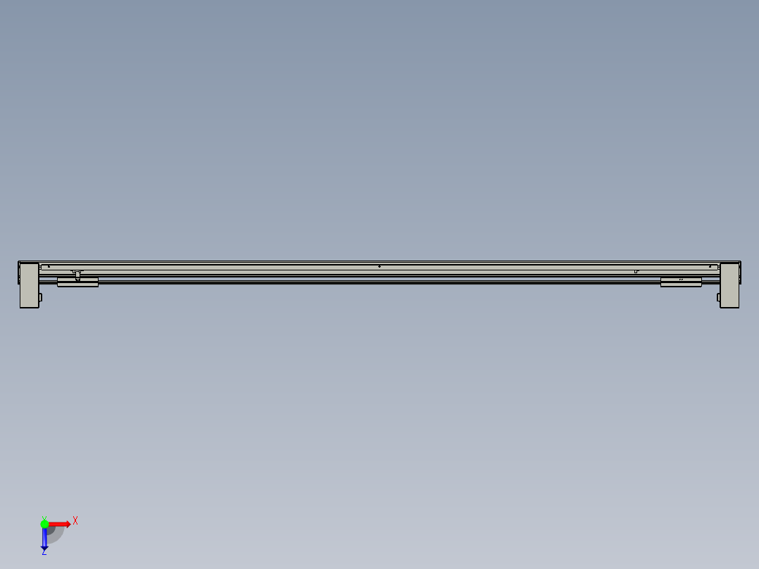 威洛博双电机滑台-VBF14S2-L50-S1900-BU-P40-C6俯视图