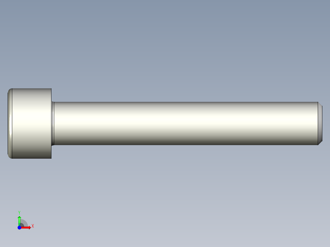 螺钉-DIN_912-M8x50.stp前视图