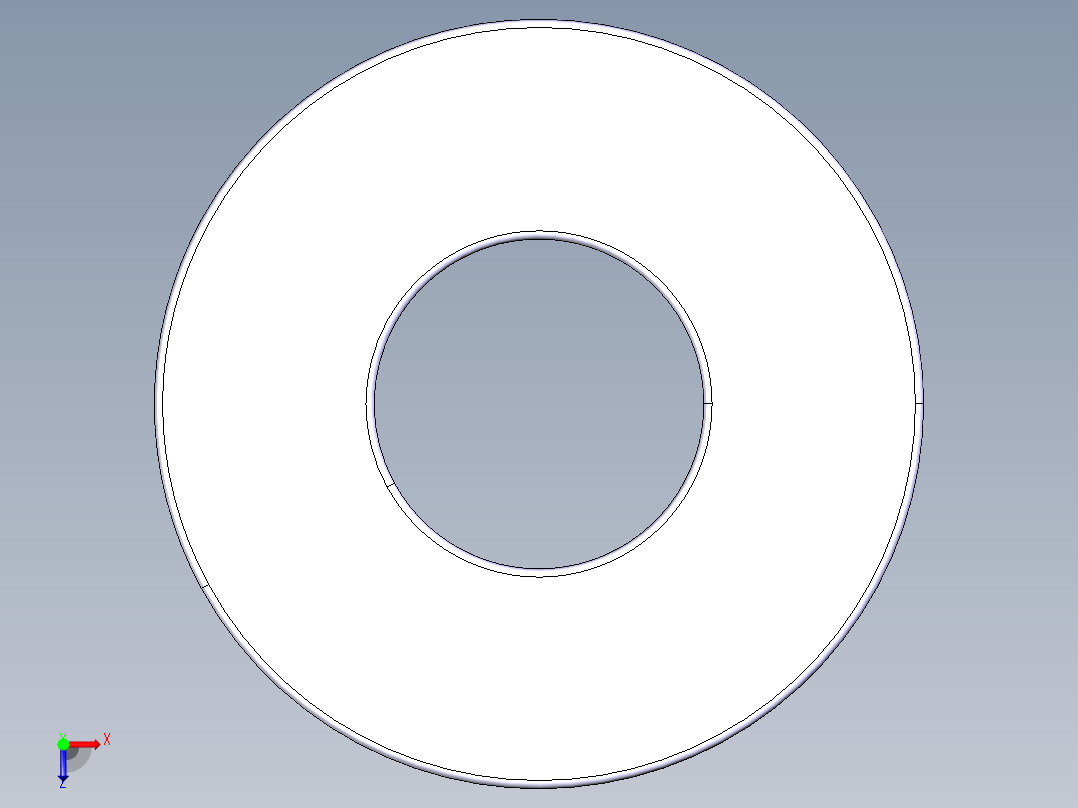 平面推力球轴承51201俯视图