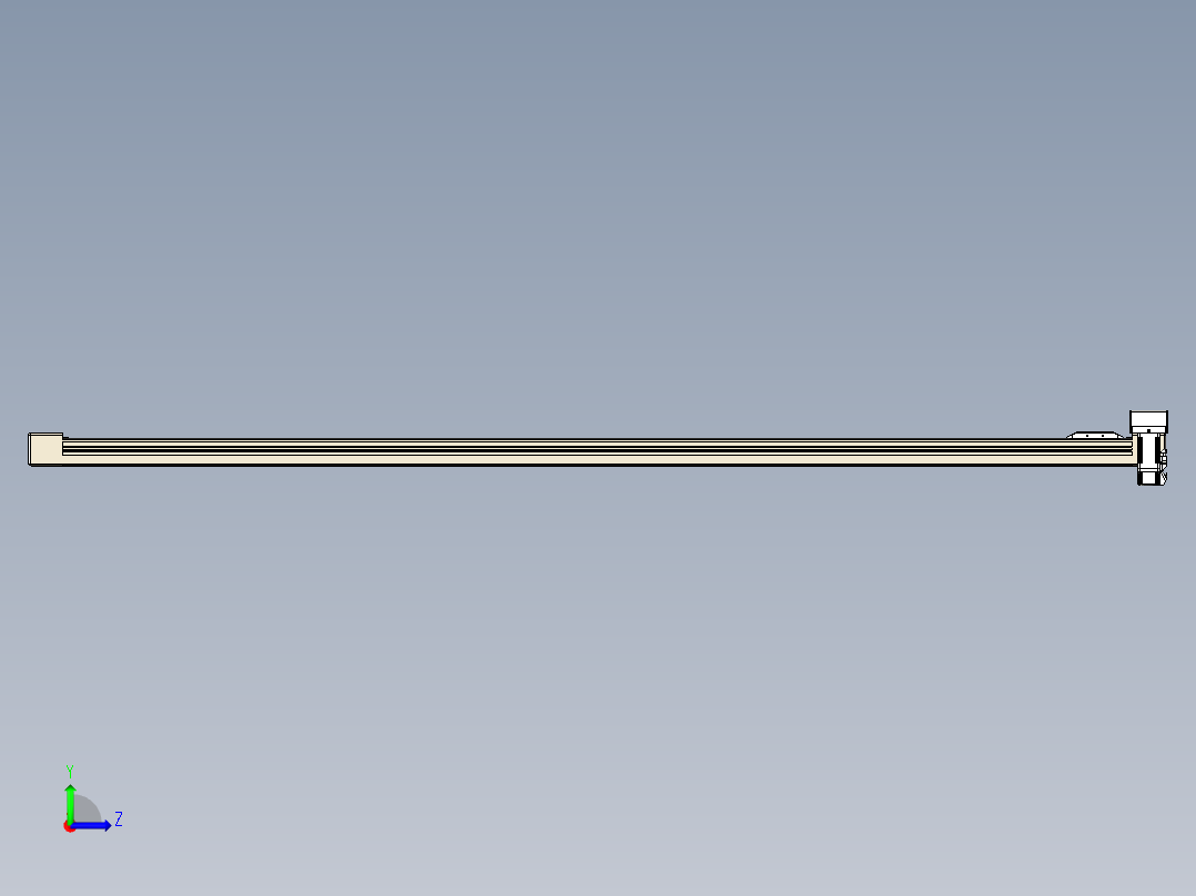 同步带全封闭直线模组TPA-HCB-65S-90-L1750-ML-Y-P10-N3左视图